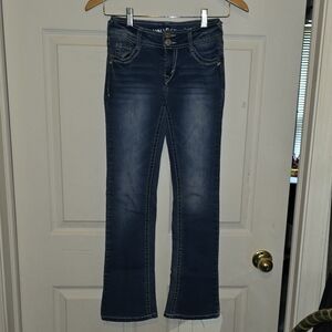 Wallflower Dark Blue Boot Cut Jeans